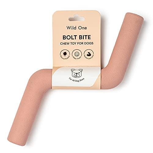 Wild One Bolt Bite Chew & Treat Interactive Dog Toy - Pink