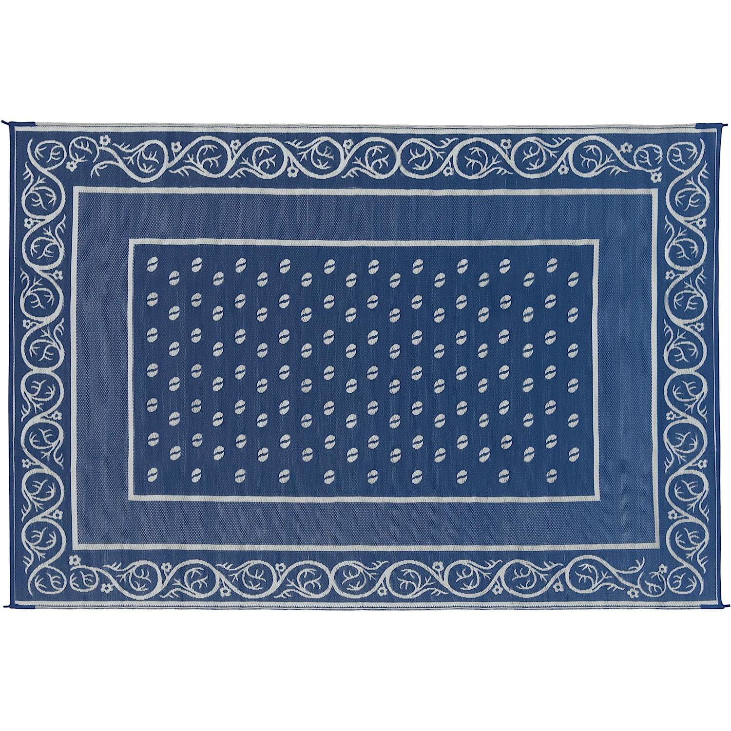 Blue 6x9 Reversible Outdoor Patio Mat