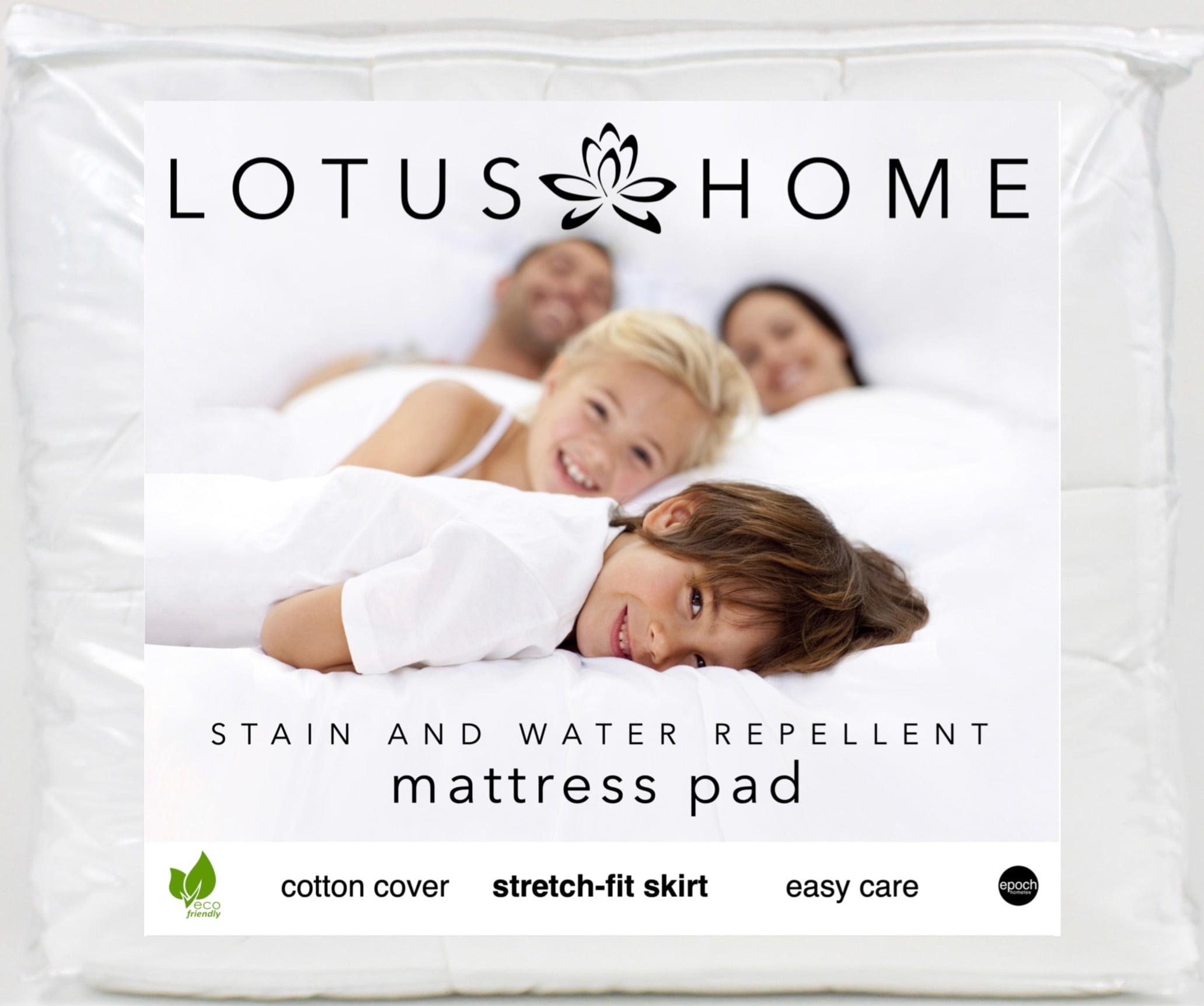 "Stayclean Cotton Down Alternative Water- and Stain-Resistant Mattress Pad"