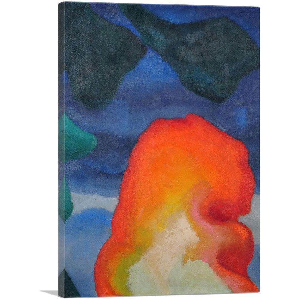 ARTCANVAS " Lake George 1918 " by Georgia O-Keeffe Painting Print