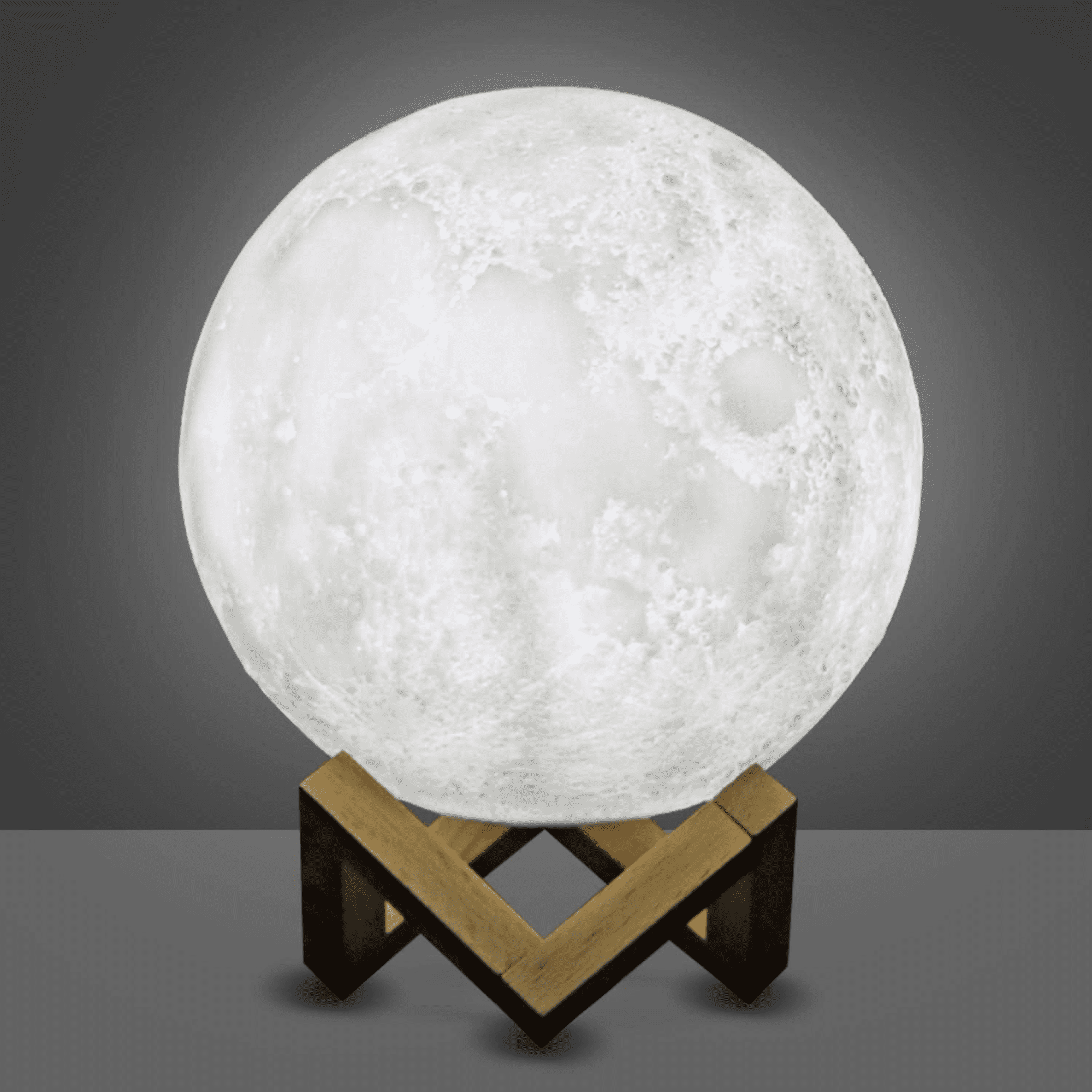 Lunar Dreams 5.9" Multicolor LED Moon Lamp for Nursery