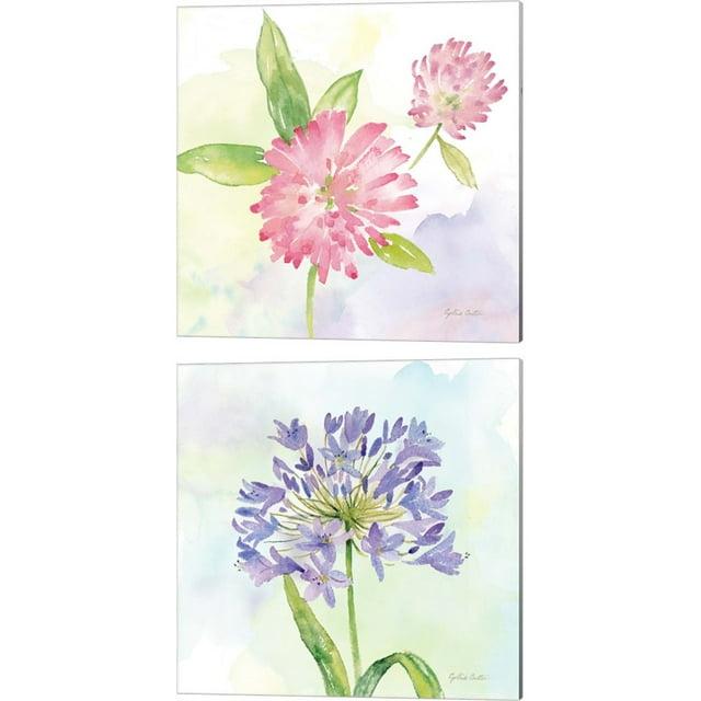 Red Barrel Studio® " Wildflower Single I & II " by Cynthia Coulter 2 - Pieces (Set of 2)