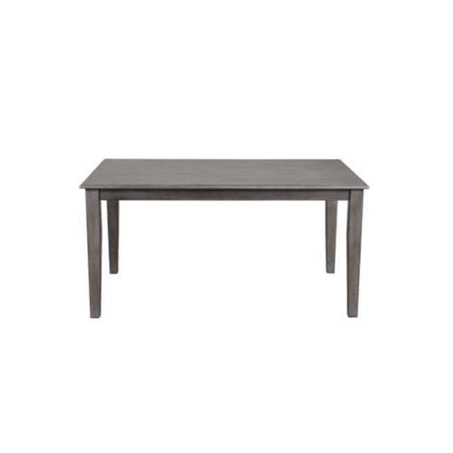 Contemporary Oak Rectangular Dining Table in Shades of Gray