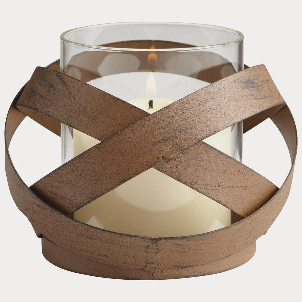 06211-Cyan lighting-Infinity - small Candleholder - 5.25 Inches Wide by 4 Inches High