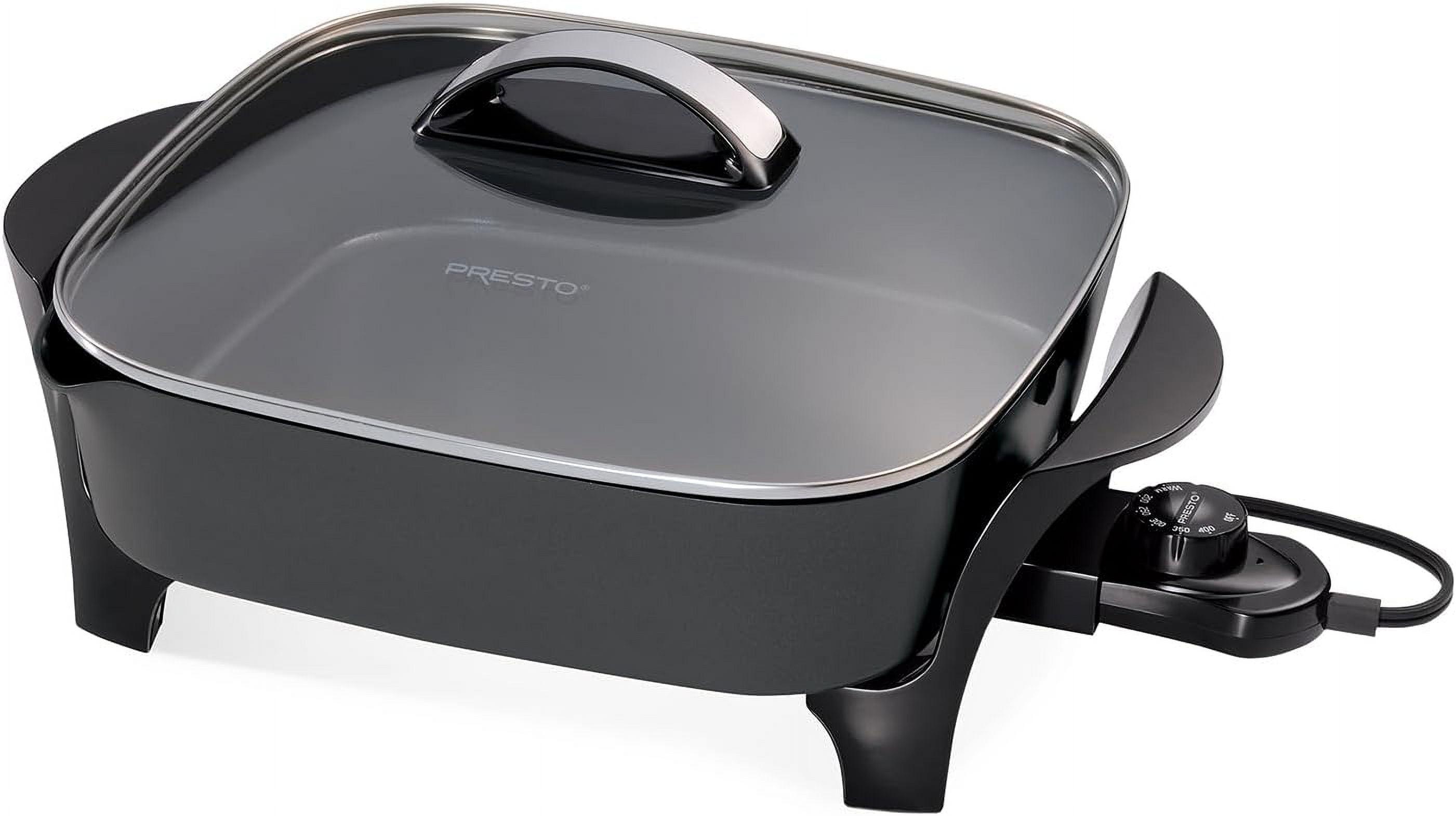 Presto Presto 12" Electric Skillet With Glass Lid