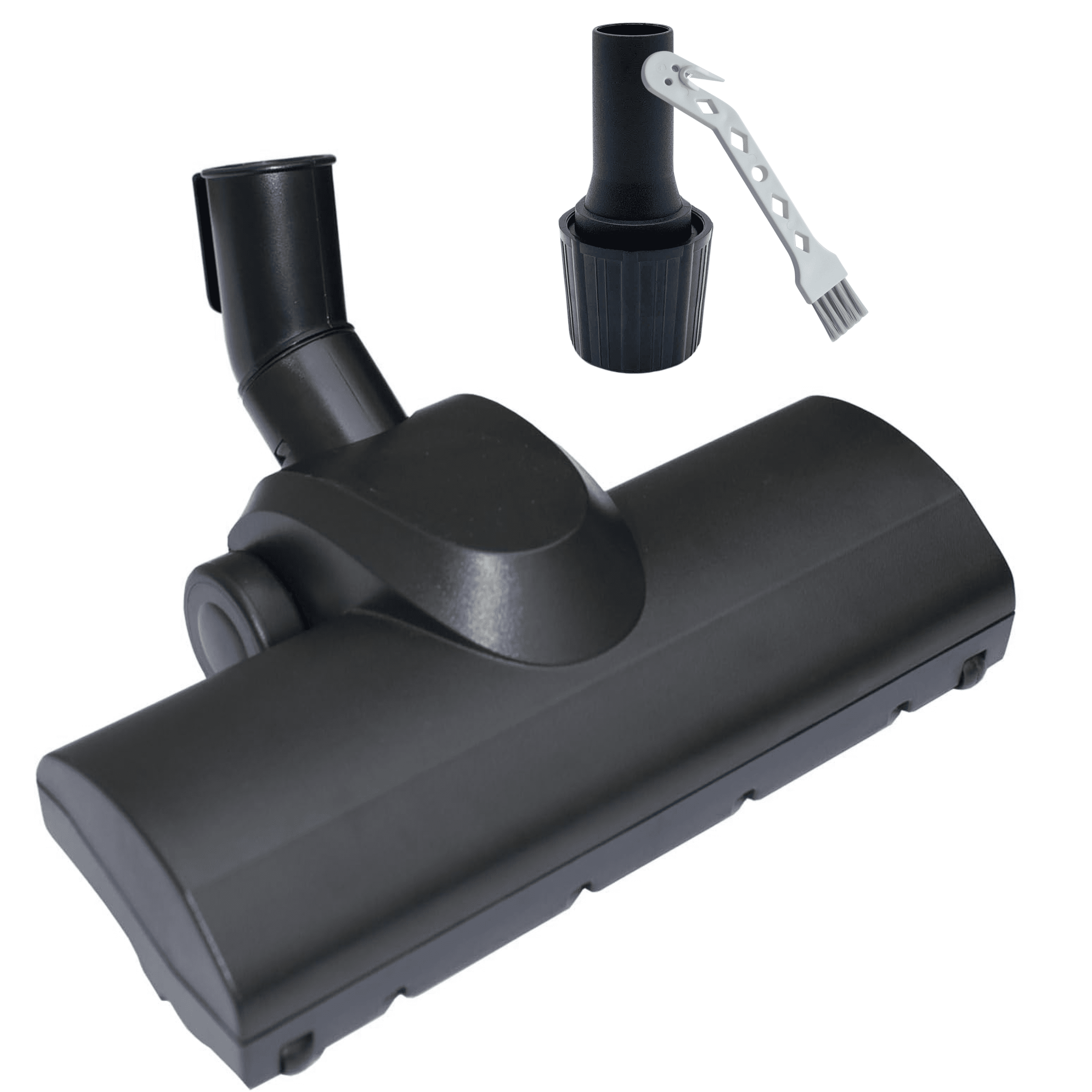 1.25'' Vacuum Turbo Brush Head for Small Shop Vac Accessories- Pet Hair Removal Vacuum Attachment - Work on Low Carpet, Wood Floor, Tile Floor