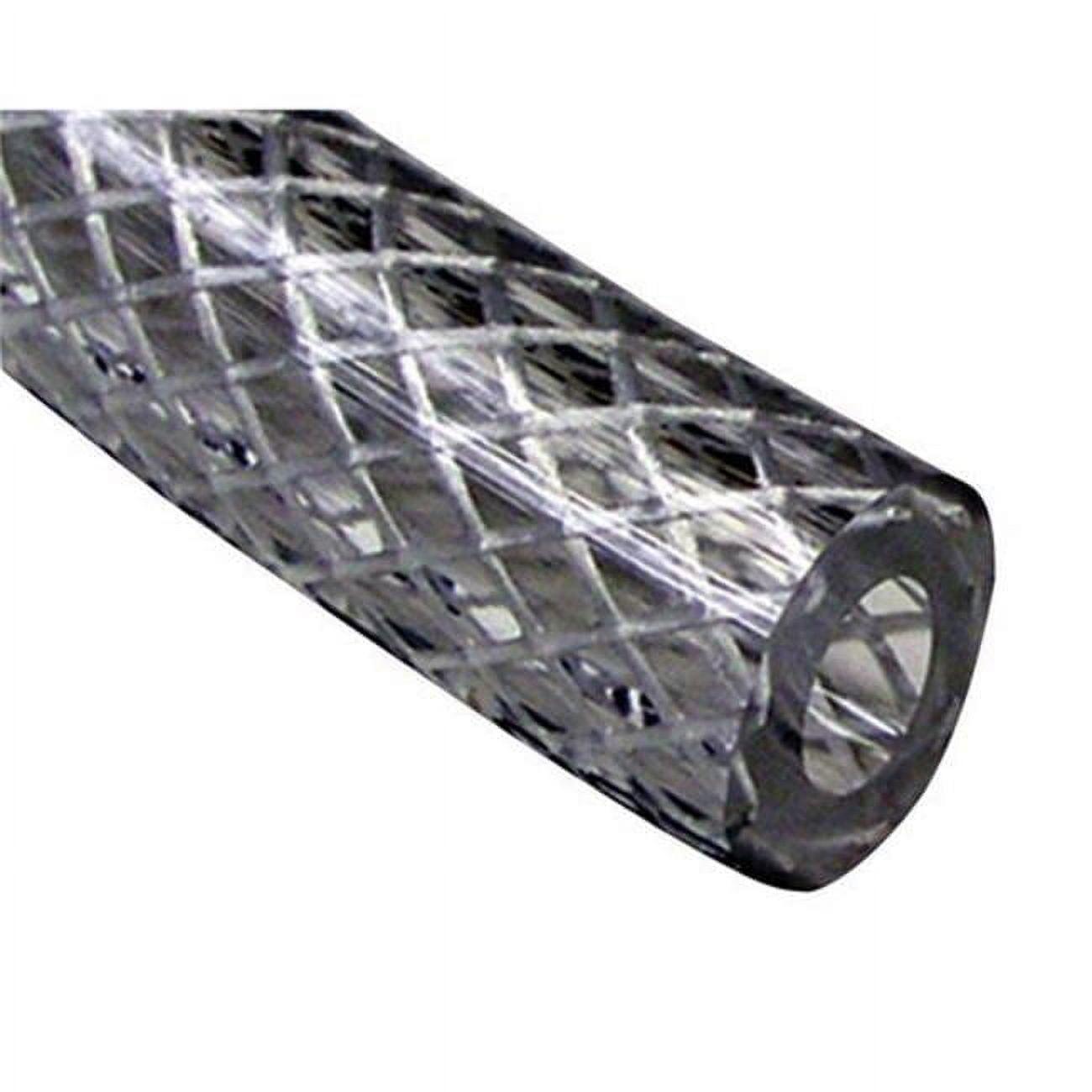 1.25 in. x 1.75 in. x 10 ft. Reinforced PVC Braided Tubing, Clear