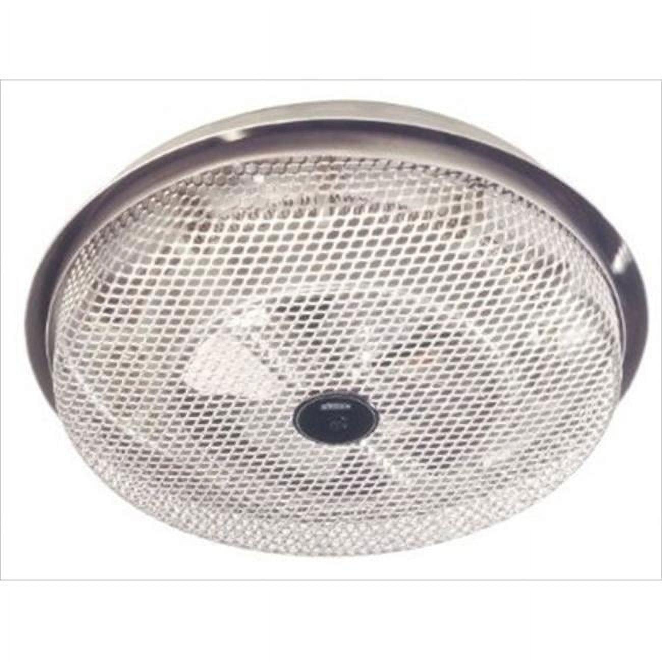 Silver 1250W Ceiling Mounted Electric Fan Heater