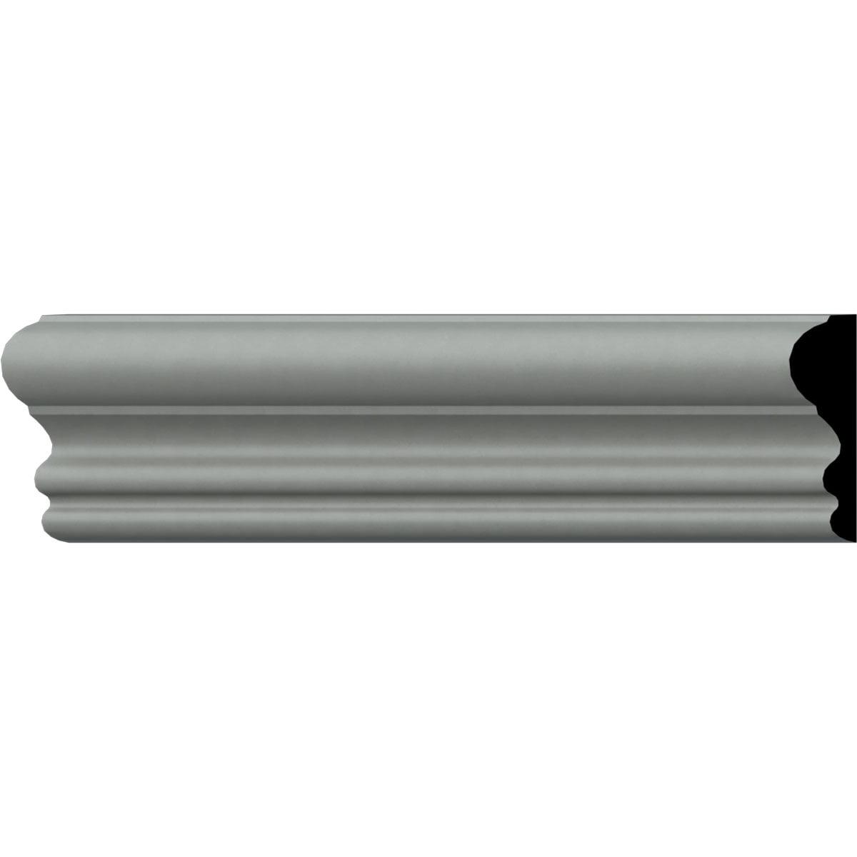 Gray Polyurethane Claremont Panel Moulding 94.5"