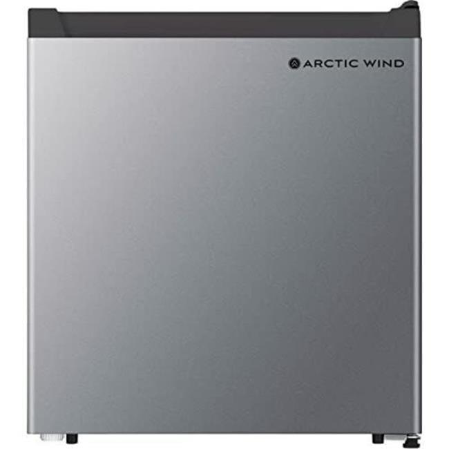Arctic Wind New Standard 17.5 in W 1.6-Cu. ft. Energy Star Compact Refrigerator with Freezer, Silver
