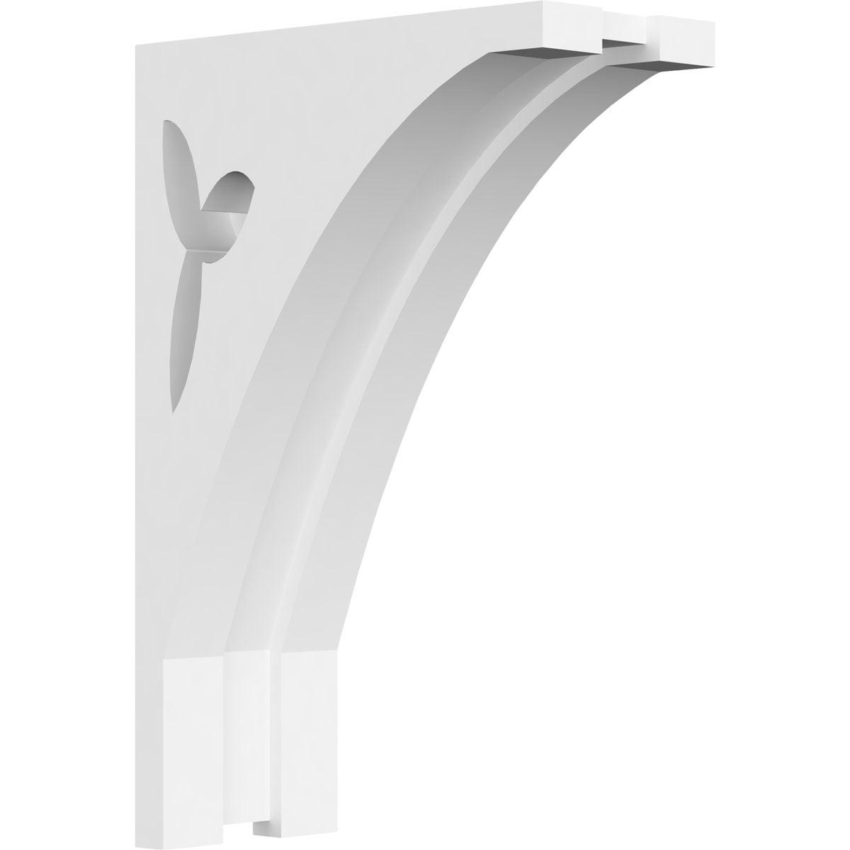 Ekena Millwork 1 7/8"W X 4"D X 6"H Naple Architectural Grade PVC Corbel