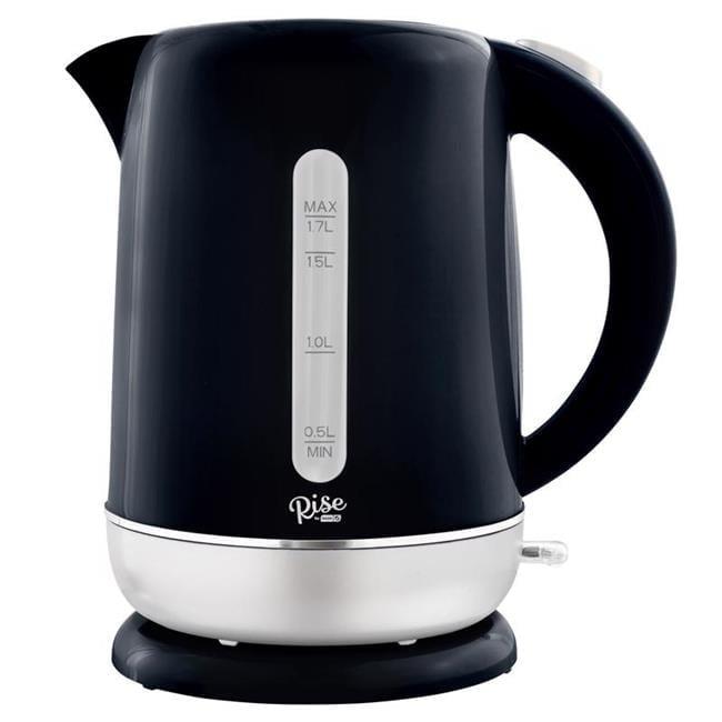 Rise by Dash 1.7 L Black Polypropylene Electric Tea Kettle