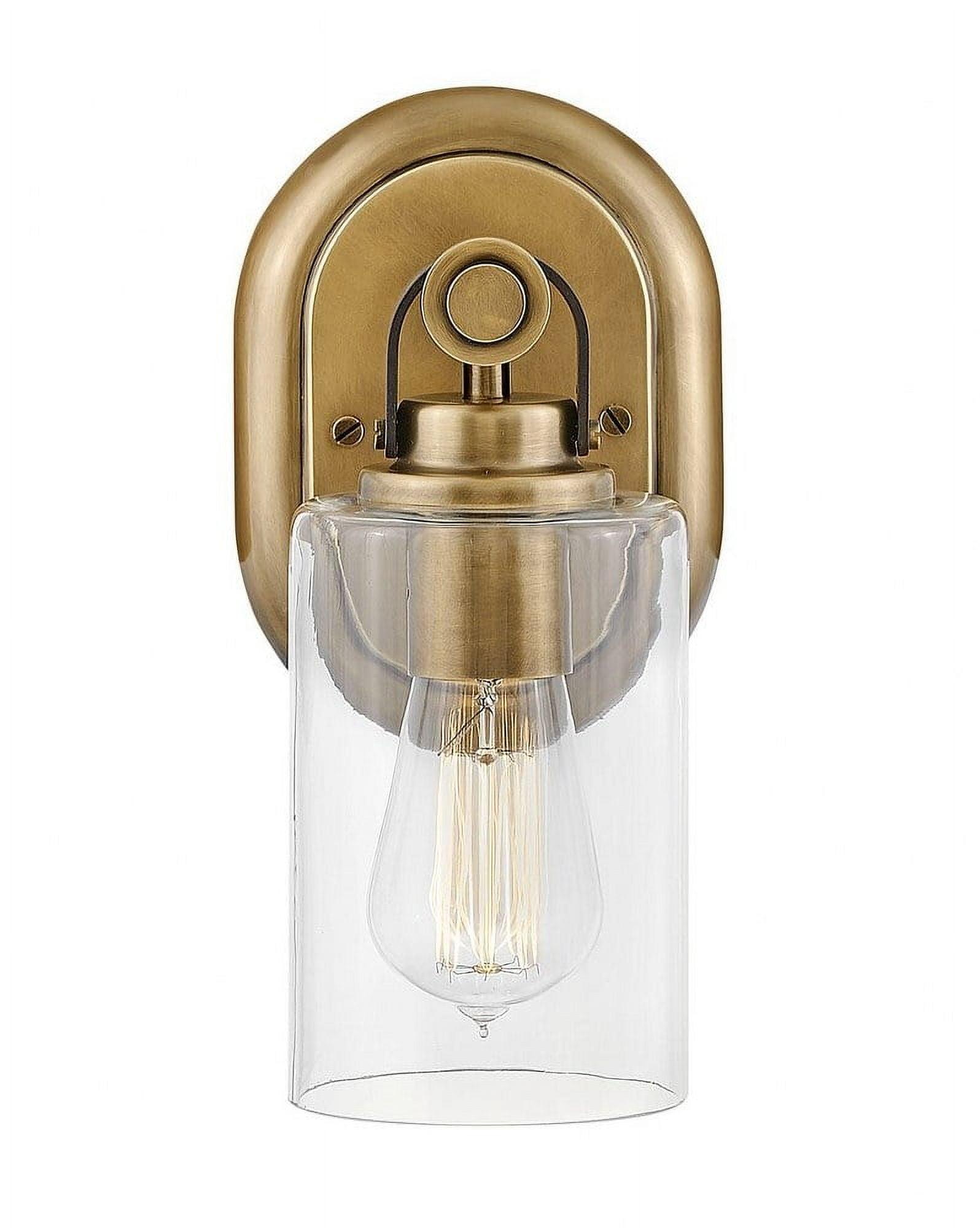 April Single Transparent Dimmable Bath Sconce