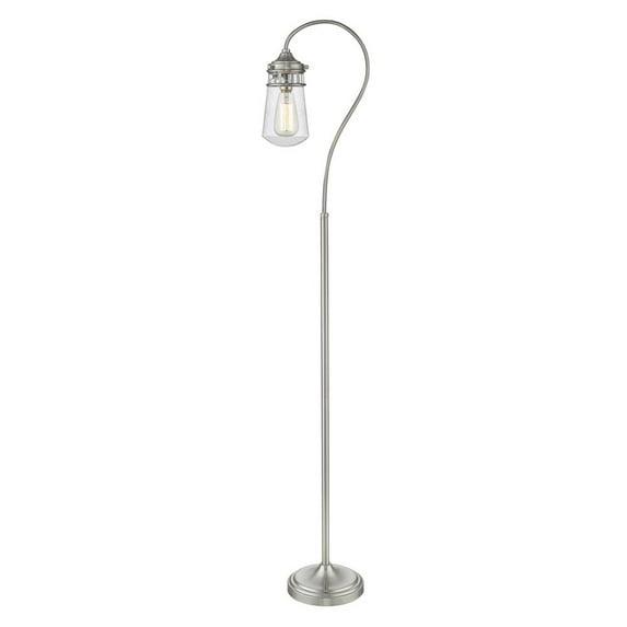 1 Light Floor Lamp In Billiard Style 8 Inches Wide By 58.25 Inches High-Brushed Nickel Finish Z-Lite Fl120-Bn