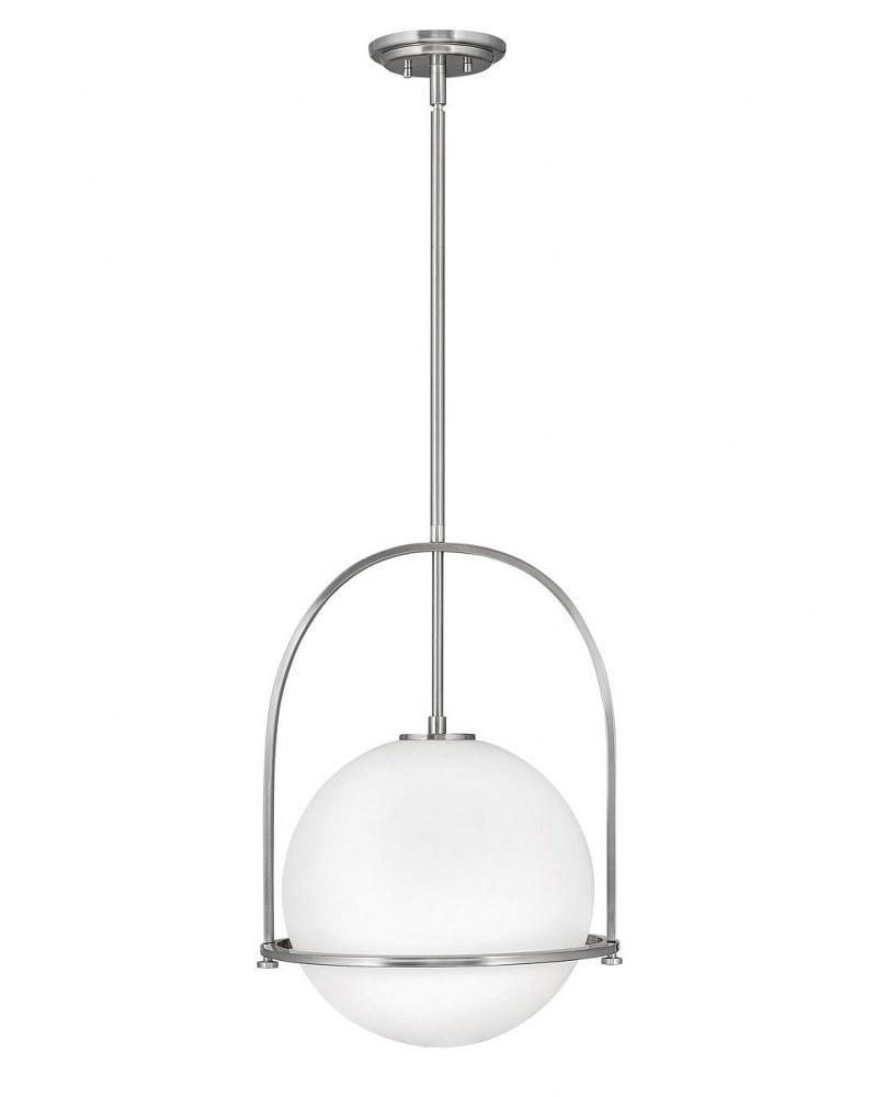 Arie Single Light Glass Dimmable Pendant