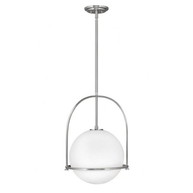 Arie Single Light Glass Dimmable Pendant