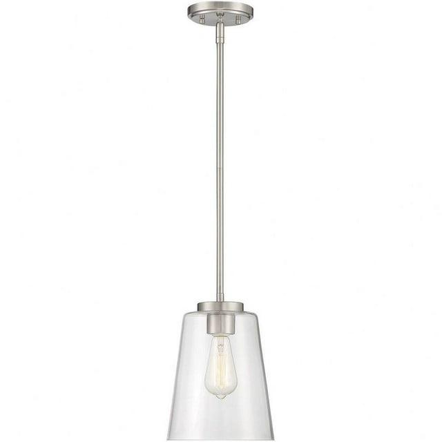 Savoy House Calhoun 1 - Light Pendant in  Satin Nickel