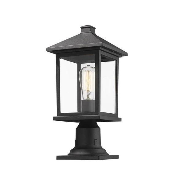 Z-Lite Portland 1 - Light Lantern in  Black