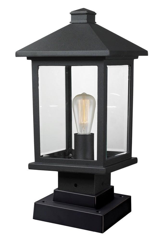 Z-Lite Portland 1 - Light Lantern in  Black