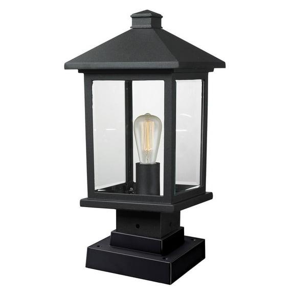 Z-Lite Portland 1 - Light Lantern in  Black