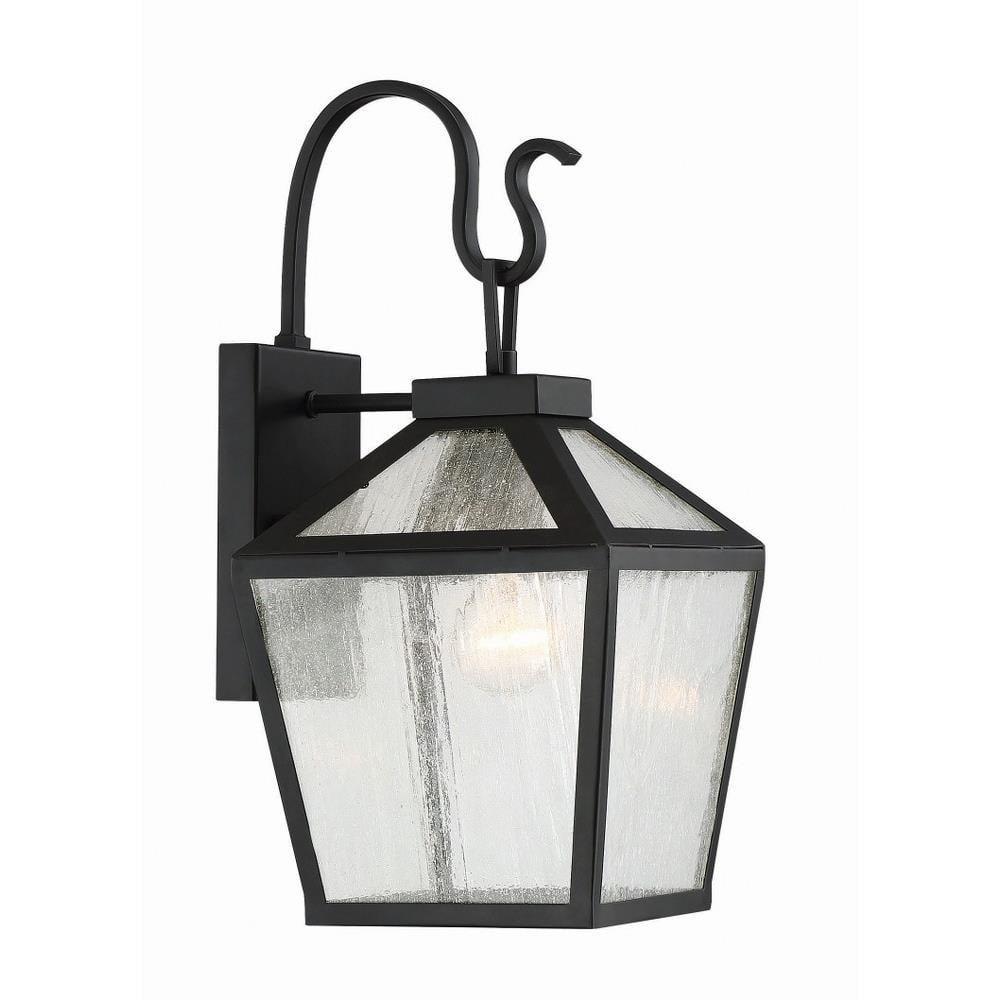 Savoy House Woodstock 1 - Light Wall Light in  Black