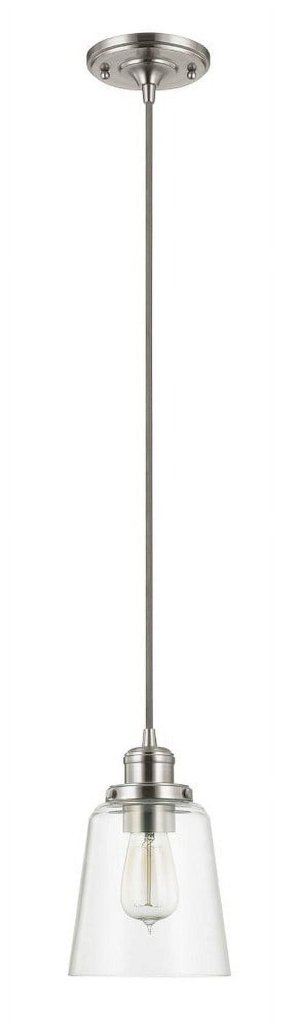 1 Light Pendant-Brushed Nickel Finish Capital Lighting 3718Bn-135