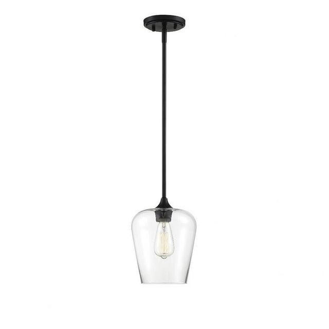 Breena Single Light Glass Steel Dimmable Pendant