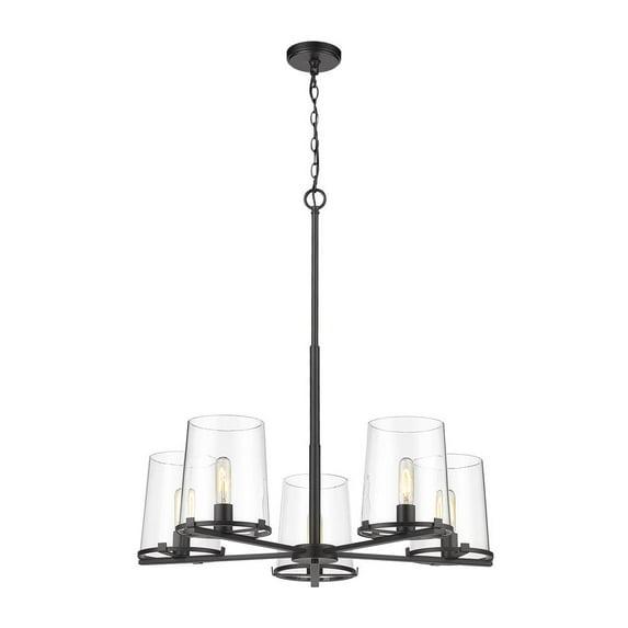 Z-Lite Callista 1 - Light Pendant in  Matte Black