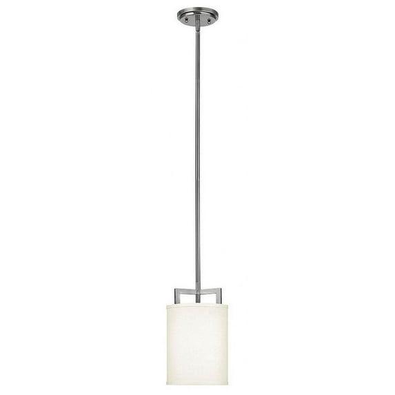 1 Light Small Pendant In Transitional Style 7 Inches Wide By 11.75 Inches High-Antique Nickel Finish Hinkley Lighting 3207An