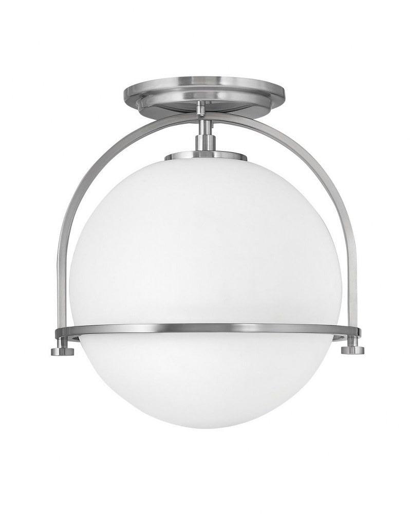 McCormick Hand Blown Glass Semi Flush Mount