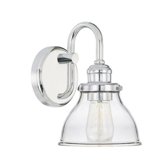 1 Light Wall Sconce In Industrial Style 6.5 High By 10 Wide-Chrome Finish Capital Lighting 8301Ch-461