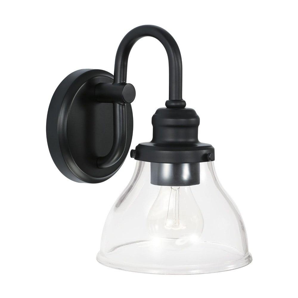 Capital Lighting 8301-461 Baxter 10" Aplique de Baño Alto - Negro