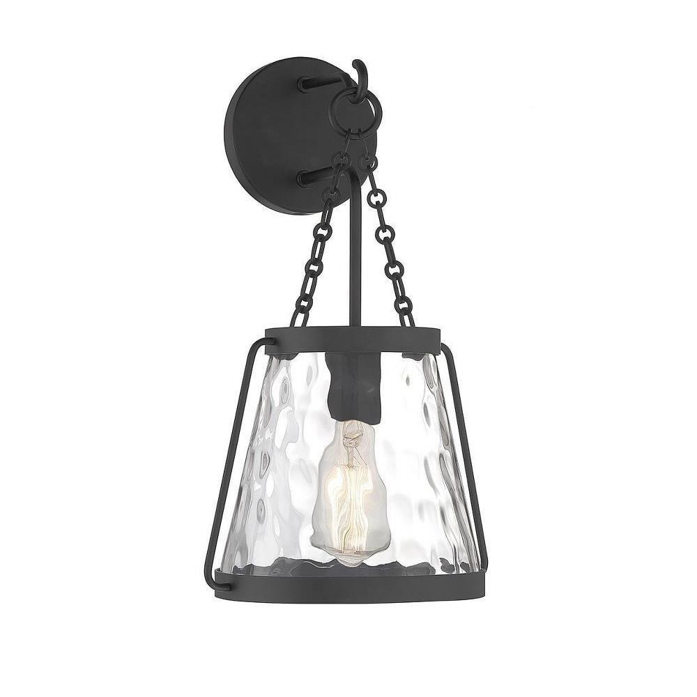 Savoy House Crawford 1 - Light Wall Light in  Matte Black