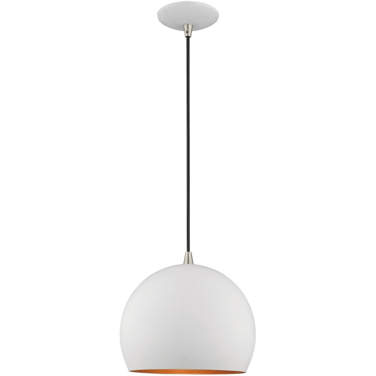 Schultz Single Light Metal Dimmable Pendant