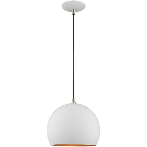 Schultz Single Light Metal Dimmable Pendant