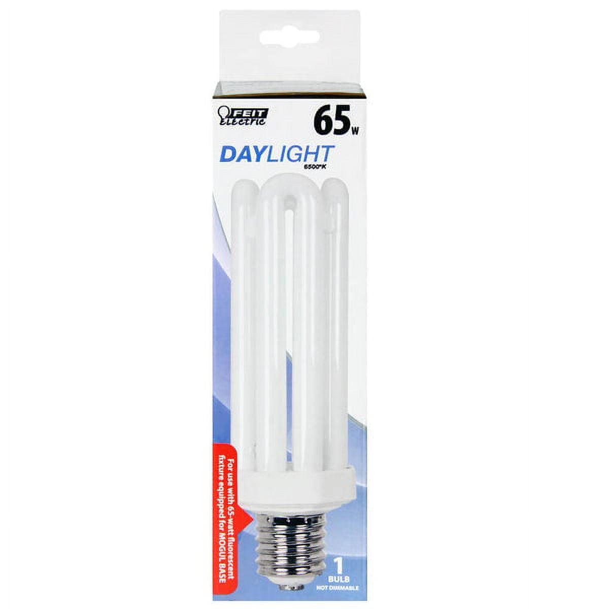 1 PC,Feit Electric PLF65/65 Replacement Mogul Base PL CFL Bulb, Daylight, 60W