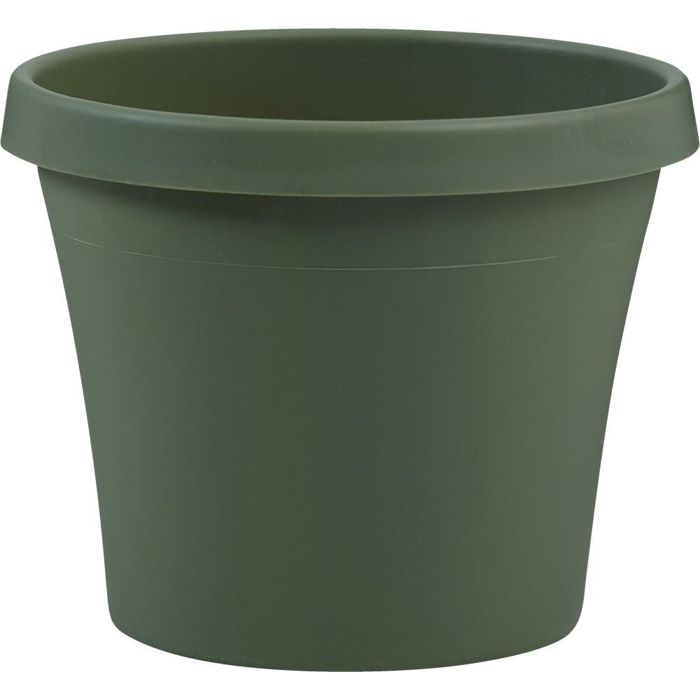 Living Green Tapered Resin 12" Indoor/Outdoor Planter