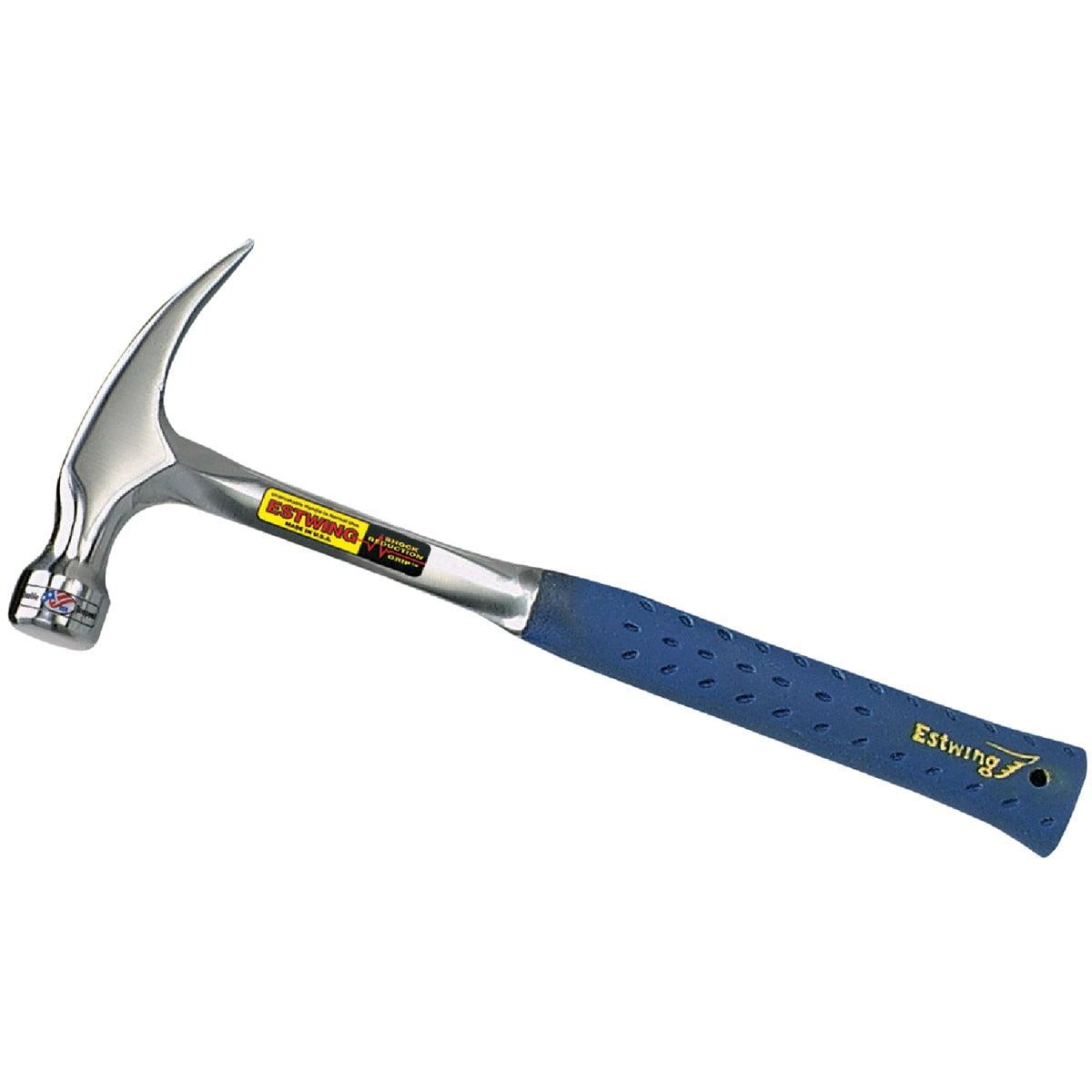 12 oz Steel Rip Claw Hammer with Smooth Face & Non-Slip Grip