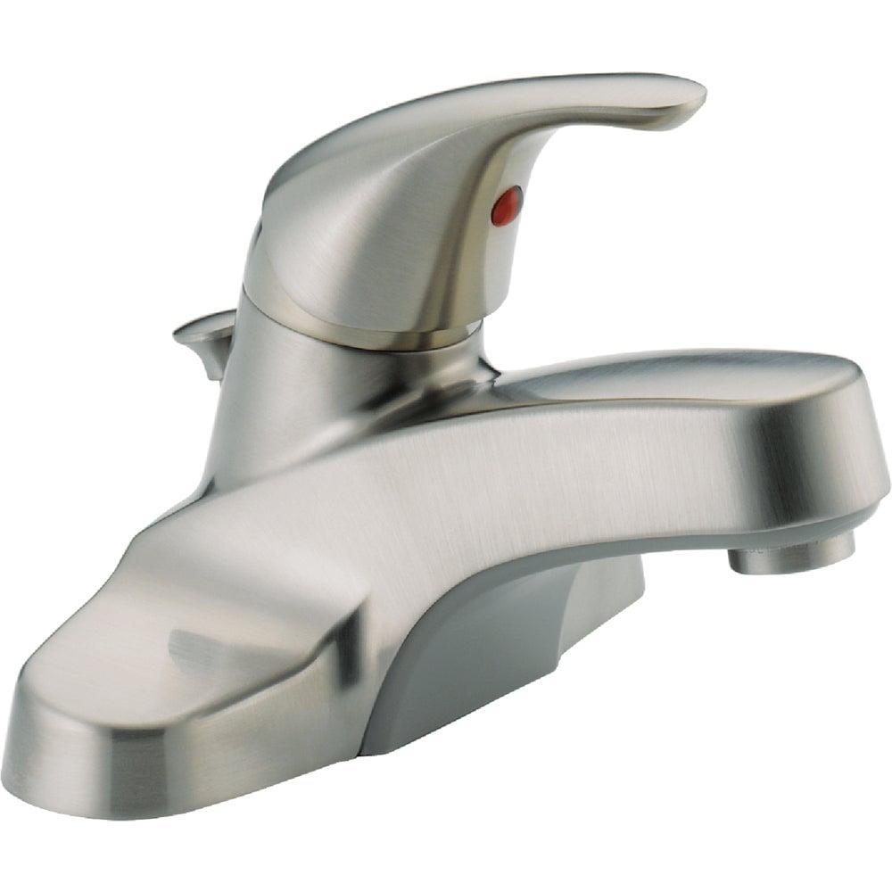 Core Centerset Bathroom Faucet with Drain Assembly, 2-handle Bathroom Sink Faucet