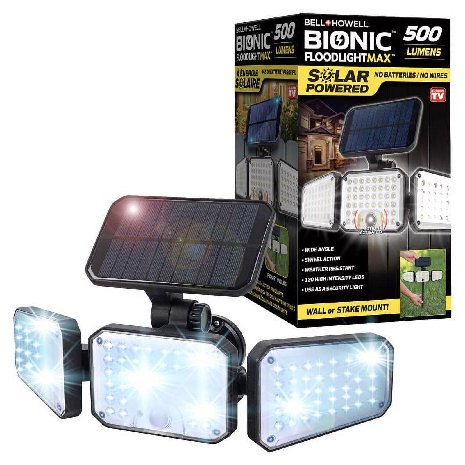 Bell & Howell Solar Powered Motion-Sensing LED Floodlight