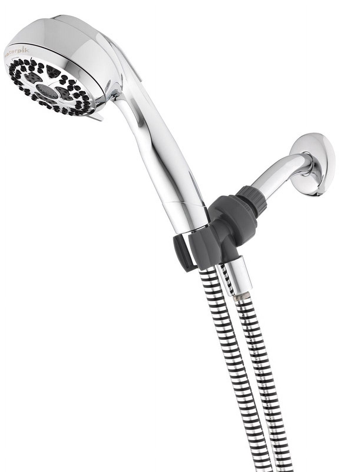 Waterpik Chrome Adjustable Handheld Shower Head with 7 Settings