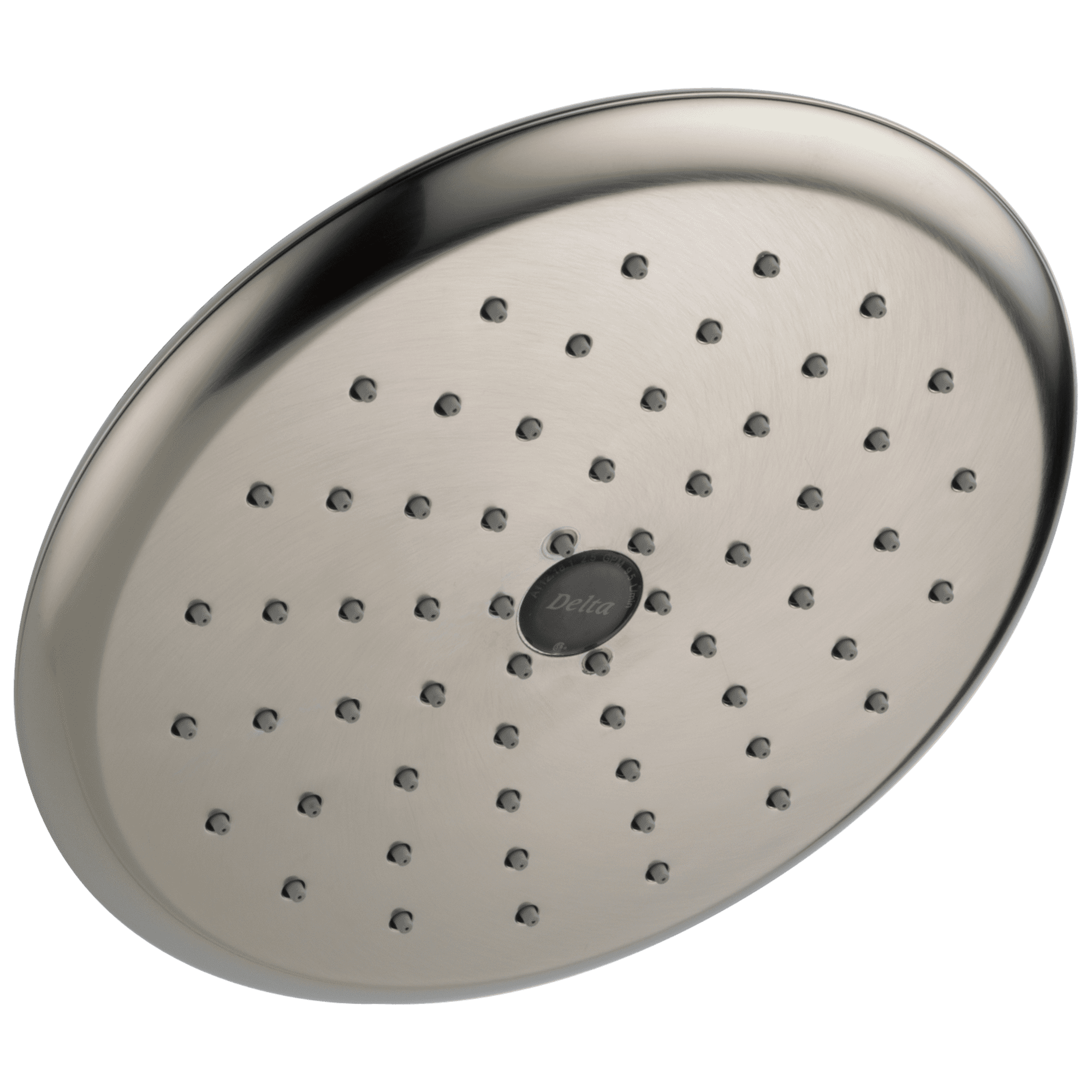Universal Showering Components Single-Setting Raincan Shower Head in Stainless