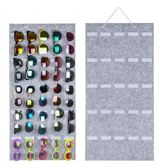 Clearance Sales! Sunglasses Organizer Storage Sunglass Holder, Hanging Wall Pocket Glasses Organizer, Hanging Eyeglasses Storage Holder 25 Slots Sunglass Organizer Holder Display Walmart Pallets