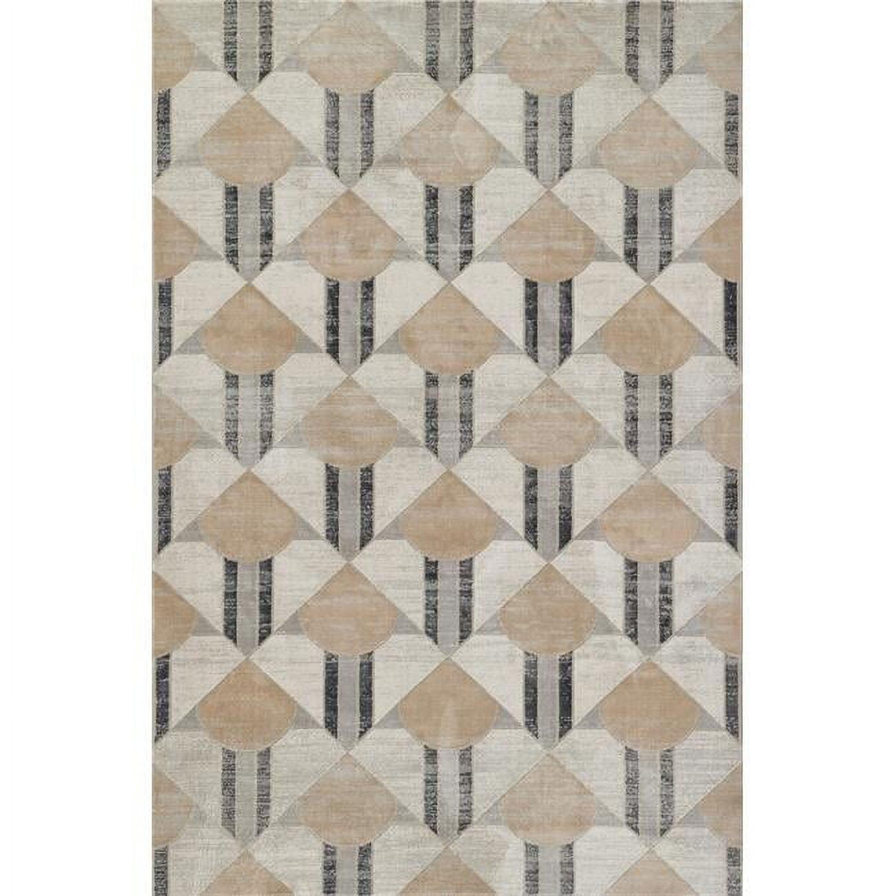 1 ft. 10 in. x 2 ft. 10 in. Edition Machine Made Contemporary Rectangle Area Rug - Charcoal