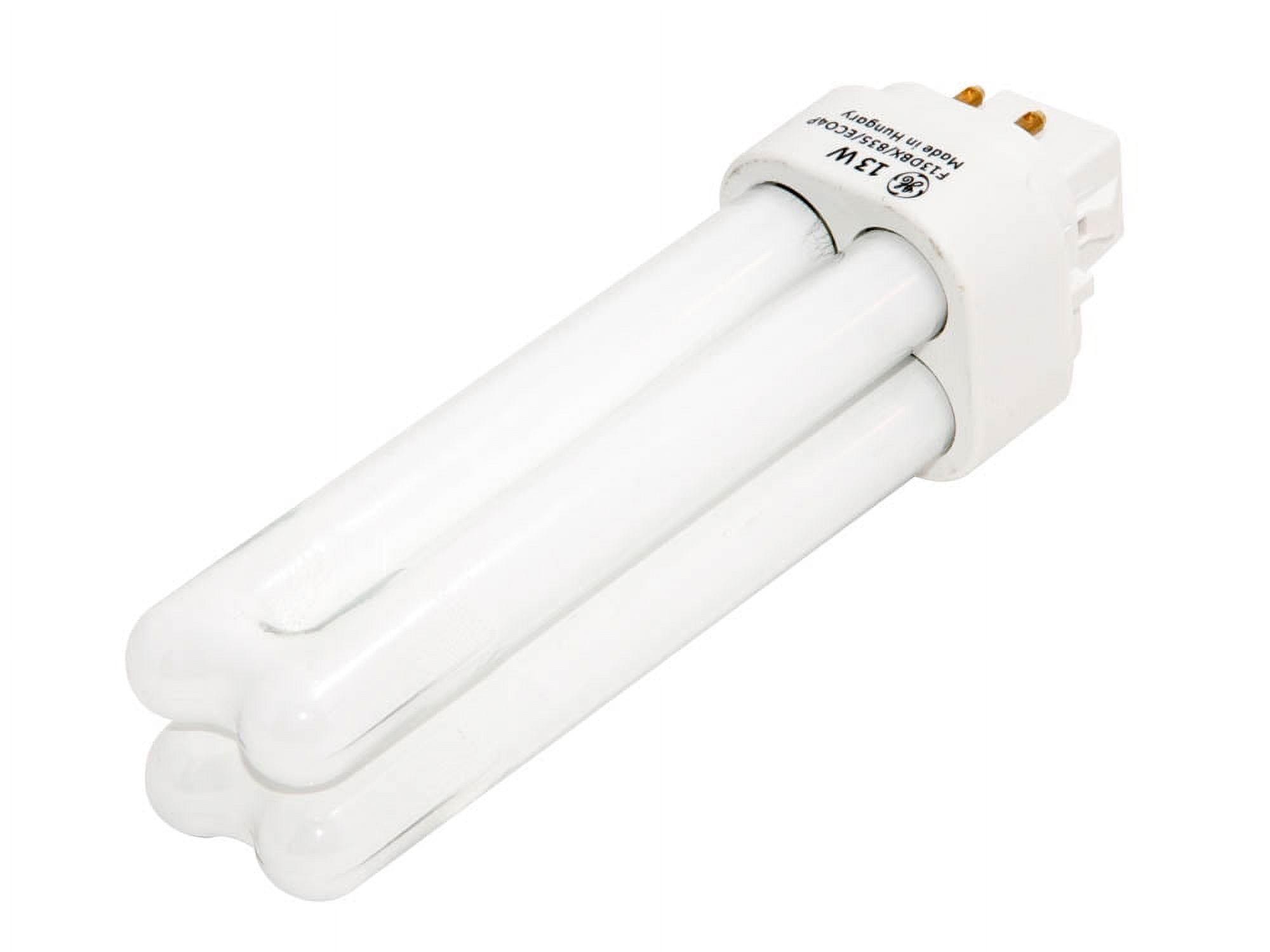 (1 pack) GE 97596 F13DBX/835/ECO4P 13-Watt 3500K 4-Pin Double Biax Compact Fluorescent Lamp