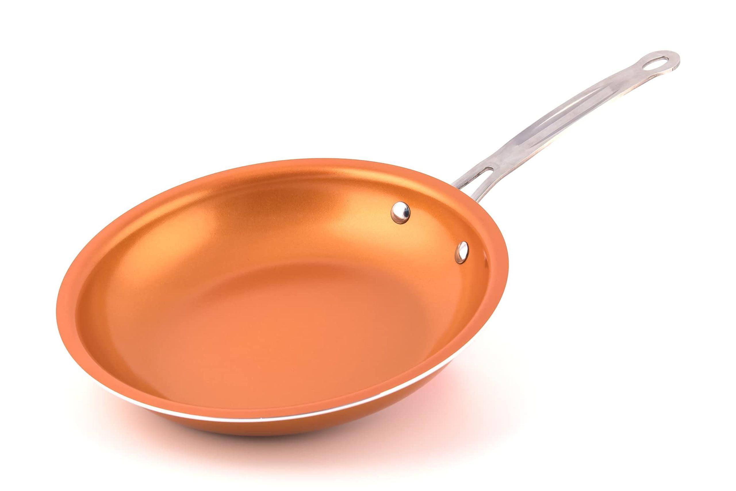 Masterpan Fry Pan, Copper Color Ceramic Non-Stick Coating