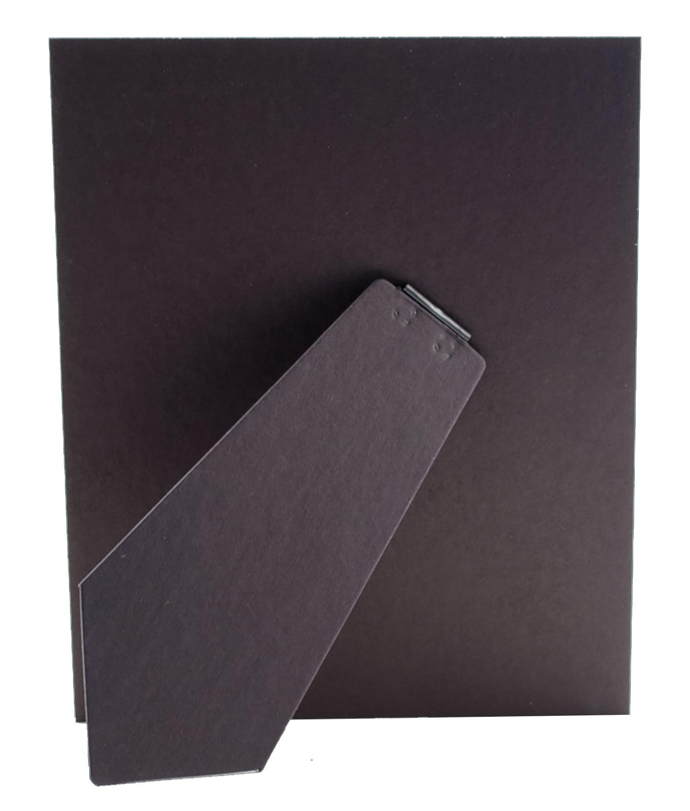 10 Pack of 8.5x11 Cardboard Easel Backs with 2 Metal Hangers for Tile, Art, or Picture frames