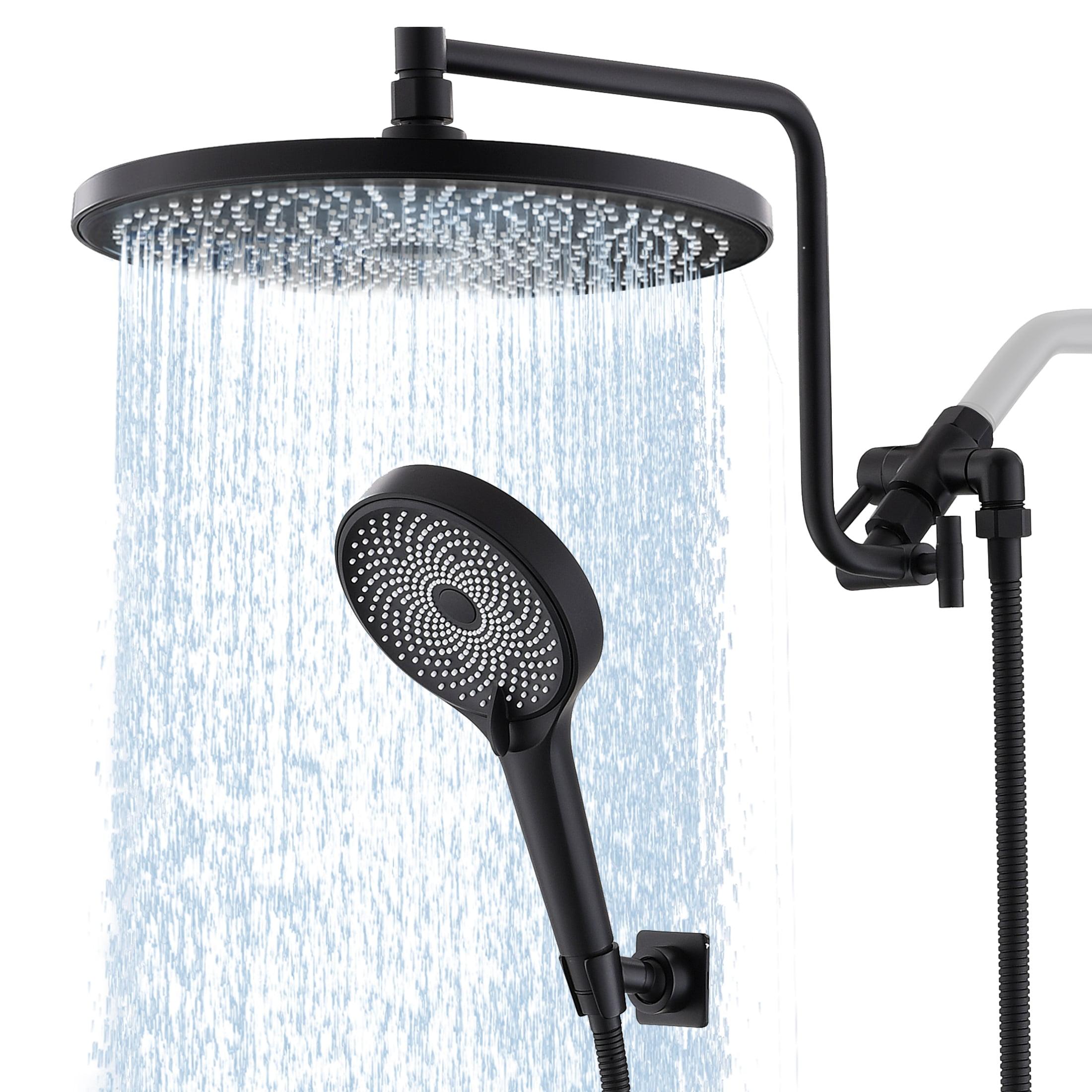 High Pressure 10" Rain Shower Head with Handheld Spray Combo