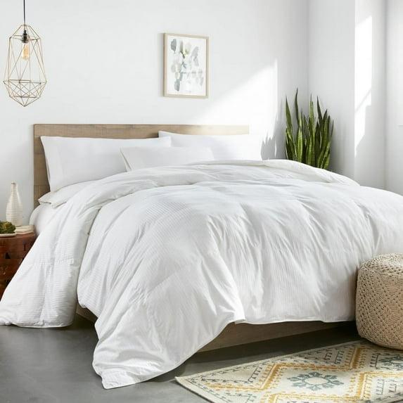 Downlite Colossal King Oversized 120" x 120" King Down Alternative Comforter - White Color