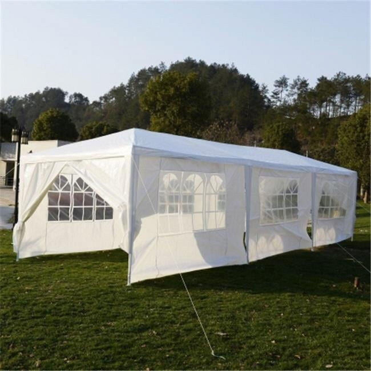 Costway 30 Ft. W x 10 Ft. D Steel Party Tent Canopy
